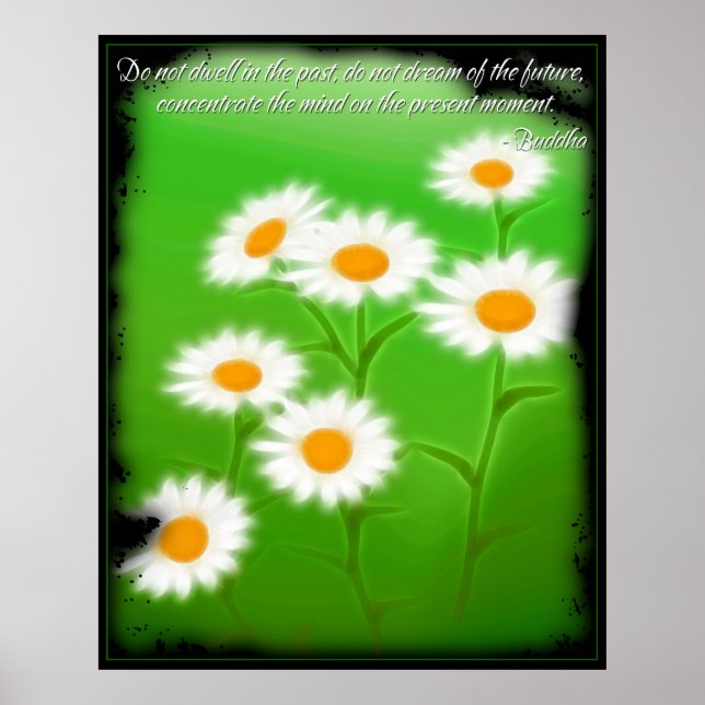 Buddha Concentrate Quote Poster (Vorne)