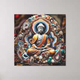 Buddha-Core-Geode Leinwanddruck