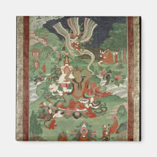 Buddha, der einen Büschel des Haares schneidet Magnet