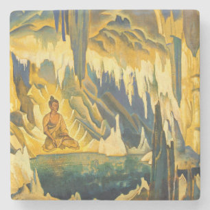 Buddha der Gewinner (buddhistische Kunst) (von Roe Steinuntersetzer