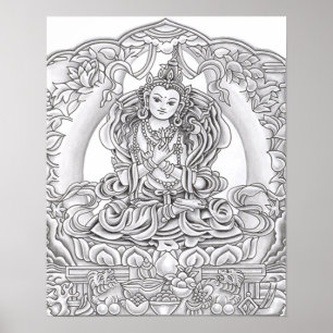 Buddha des Mitleid-Druckes Poster