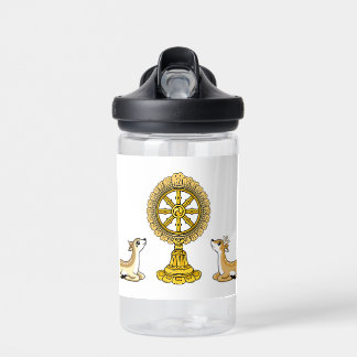 Buddha Dharma Wheel & Deers Trinkflasche