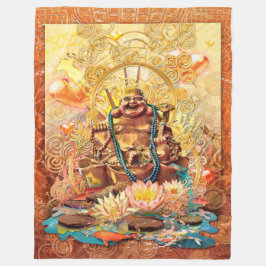 BUDDHA, DIE EINEN FLEXEN BLANKET ENLIGHTEN FLEECEDECKE
