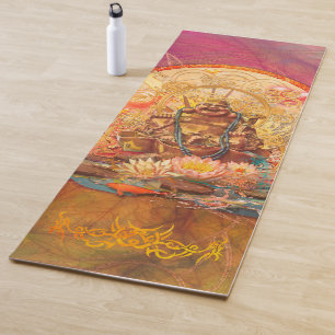 BUDDHA DIE EINEN YOGAMATTE