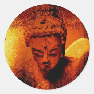 Buddha Dreams Runder Aufkleber