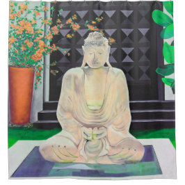Buddha-Duschvorhang Duschvorhang