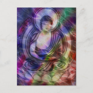 Buddha Energie 3 Postkarte