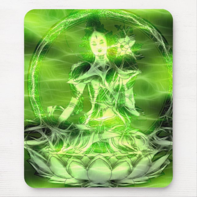 Buddha-Energie 5 Tara Mousepad (Vorne)