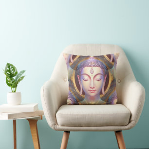 Buddha Energy - Fantas nahtloses Muster 2 Kissen