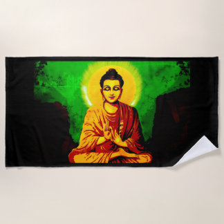 Buddha-Erleuchtung Strandtuch