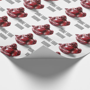 Buddha-Erschütterung Ihr Buddha-Spaß Geschenkpapier