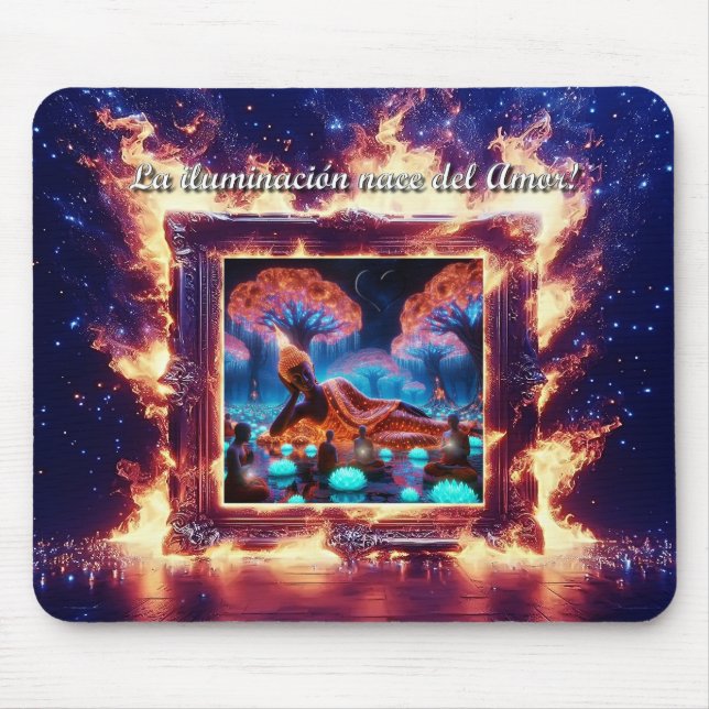 Buddha es Amor Propio Mousepad (Vorne)