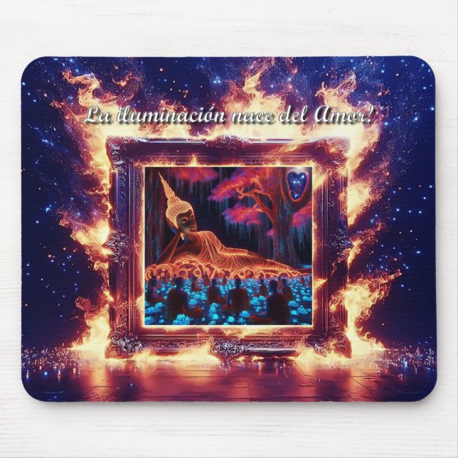 Buddha es Amor Propio Mousepad (Vorne)