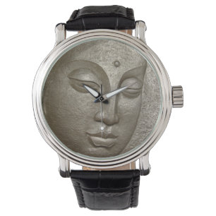 Buddha face armbanduhr