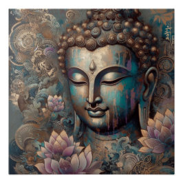 BUDDHA FACE MALETING #10 POSTER