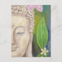 Buddha Face postcard