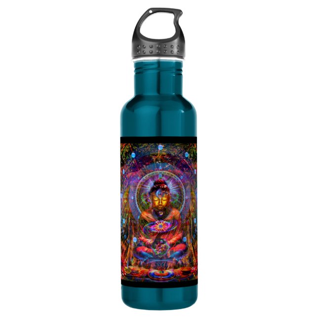 Buddha-Flasche Trinkflasche (Vorderseite)