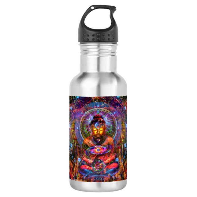 Buddha-Flasche Trinkflasche (Vorderseite)