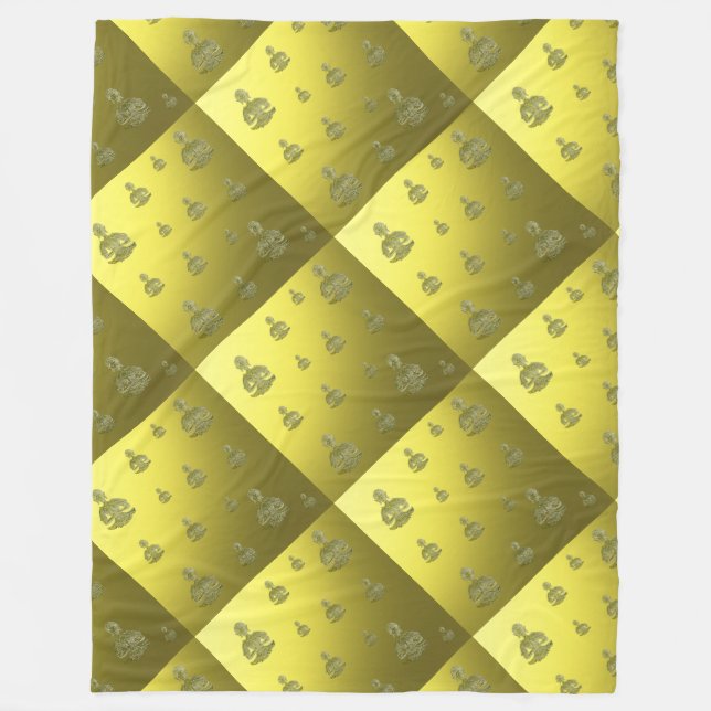 Buddha Fleecedecke (Vorderseite)