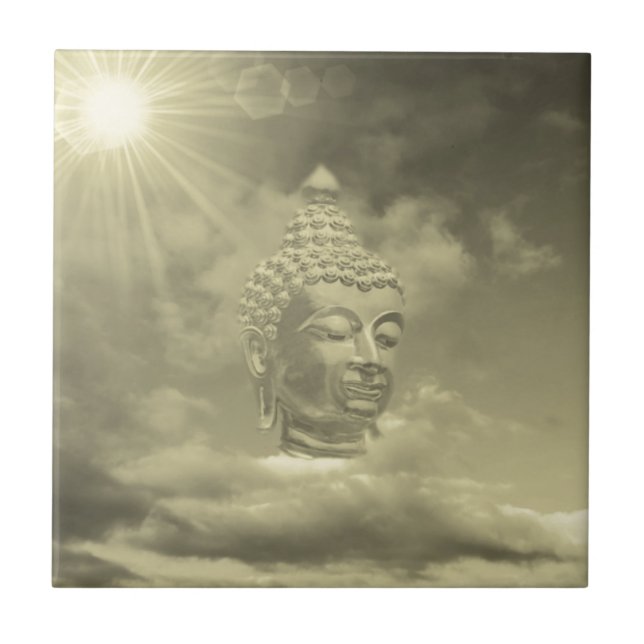 Buddha Fliese (Vorderseite)