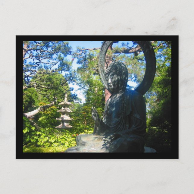 Buddha Gardens Postkarte (Vorderseite)
