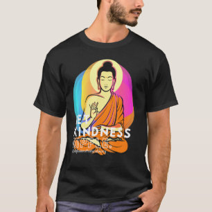 Buddha Gautama Loving Kindness Ripple Mindfulness T-Shirt
