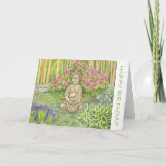 Buddha-Geburtstagskarte Karte