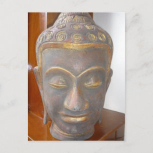 Buddha Gesicht Postkarte