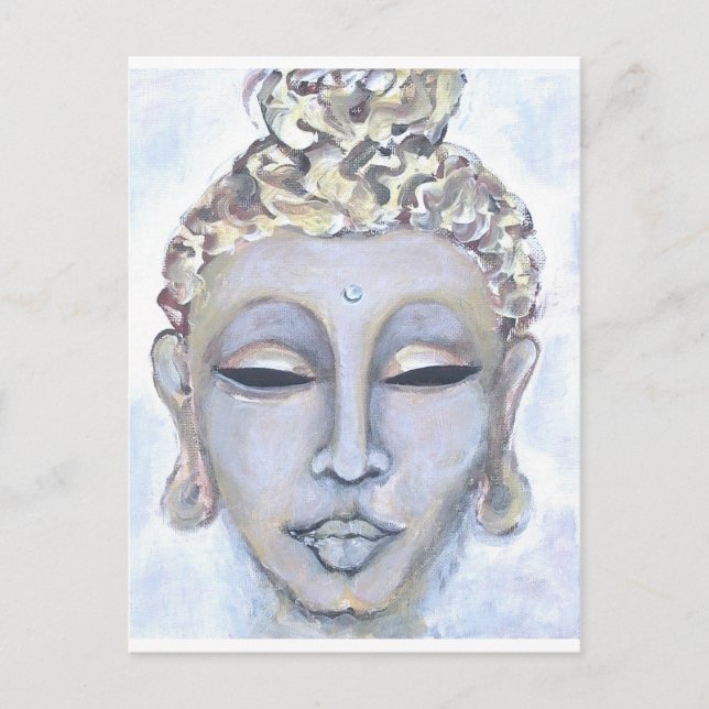Buddha Glow Postkarte (Vorderseite)