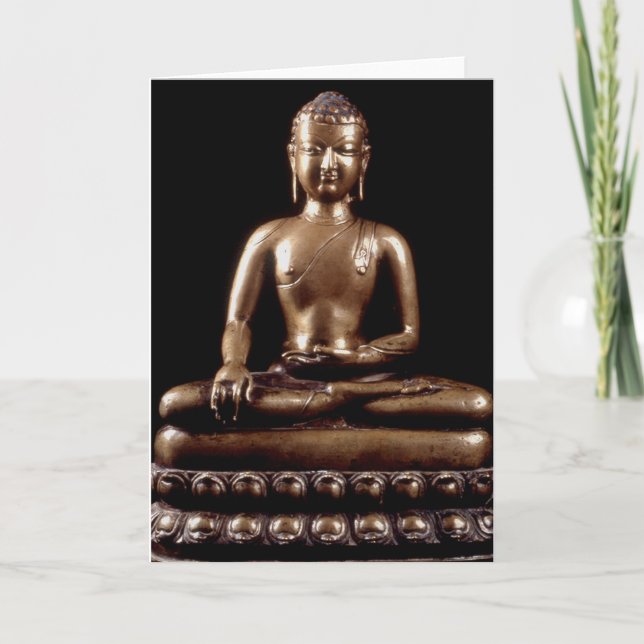 BUDDHA-GRUSS-KARTE KARTE (Vorderseite)