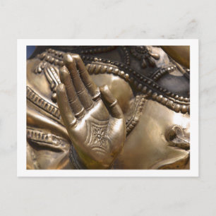 Buddha Hand ~ Thai Temple Fotograf Postkarte