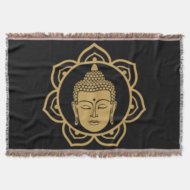 Buddha Head Meditation Decke (Vorderseite)