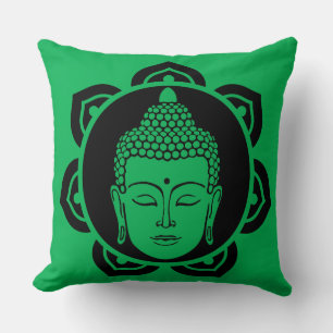 Buddha Head Meditation Pillow Kissen
