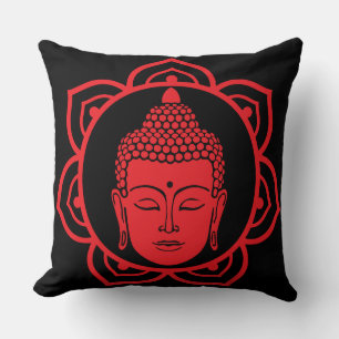 Buddha Head Meditation Pillow Kissen