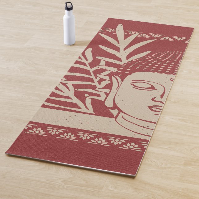 Buddha Head mit Palm - Ruby + Dove Yoga Mat Yogamatte (Beispiel)