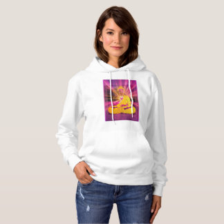 Buddha Heute Sonnenaufgang Buddha mit Rose Hoodie