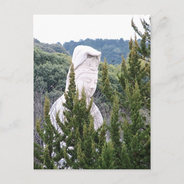 Buddha in den Bergen Postkarte (Vorderseite)