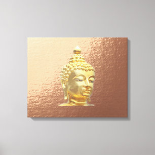 Buddha in Marsala Leinwanddruck