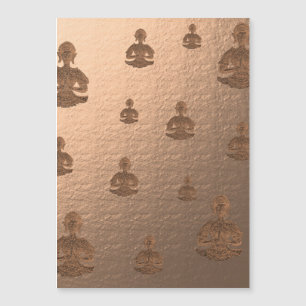 Buddha in Marsala Magnetkarte