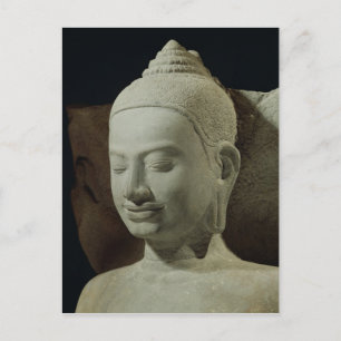 Buddha in Meditation über den Naga-König, Postkarte