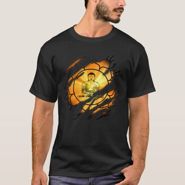 Buddha in mir Religion Gott Glaube T-Shirt (Vorderseite)