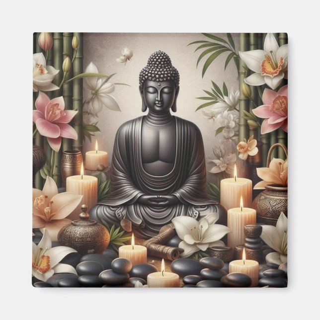 Buddha in Prayer Magnet (Vorne)