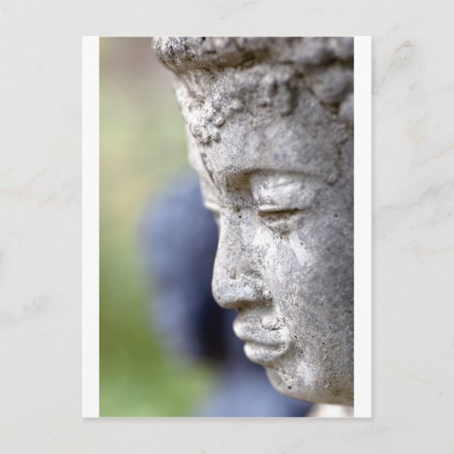 Buddha in Profil Postkarte (Vorderseite)