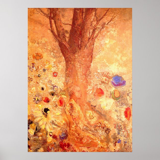 Buddha in seinem Jugendposter Print von Redon Poster (Vorne)