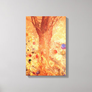 Buddha in seiner Jugend von Redon Leinwanddruck