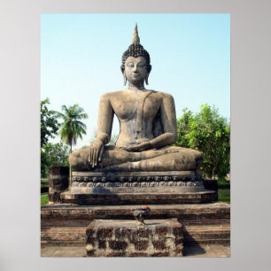 Buddha in Thailand Print Poster