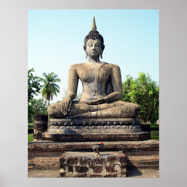 Buddha in Thailand Print Poster (Vorne)