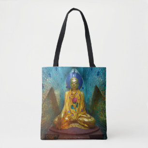 Buddha in verzierter Nische Tasche
