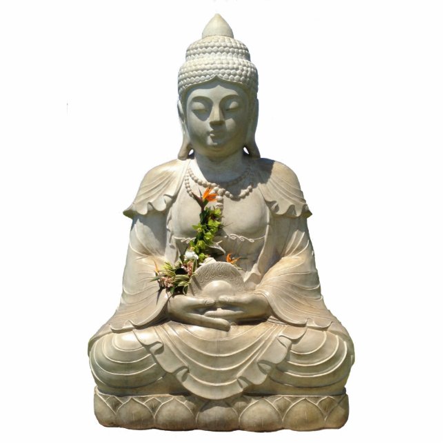 Buddha in Waikoloa, Hawaii Freistehende Fotoskulptur (Vorne)