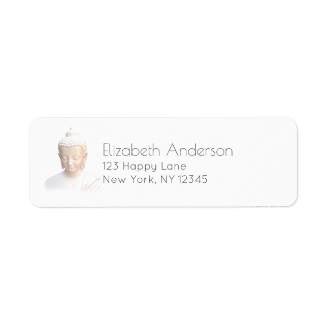 Buddha in Weiß | Ruhe und Meditation (Vorne)